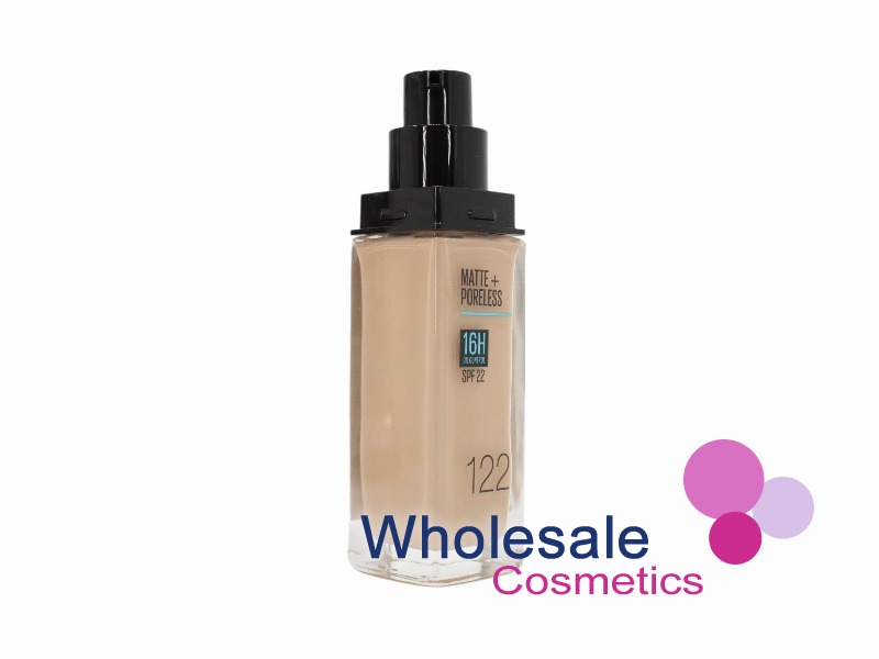 6 x Maybelline Matte And Poreless Foundation - 122